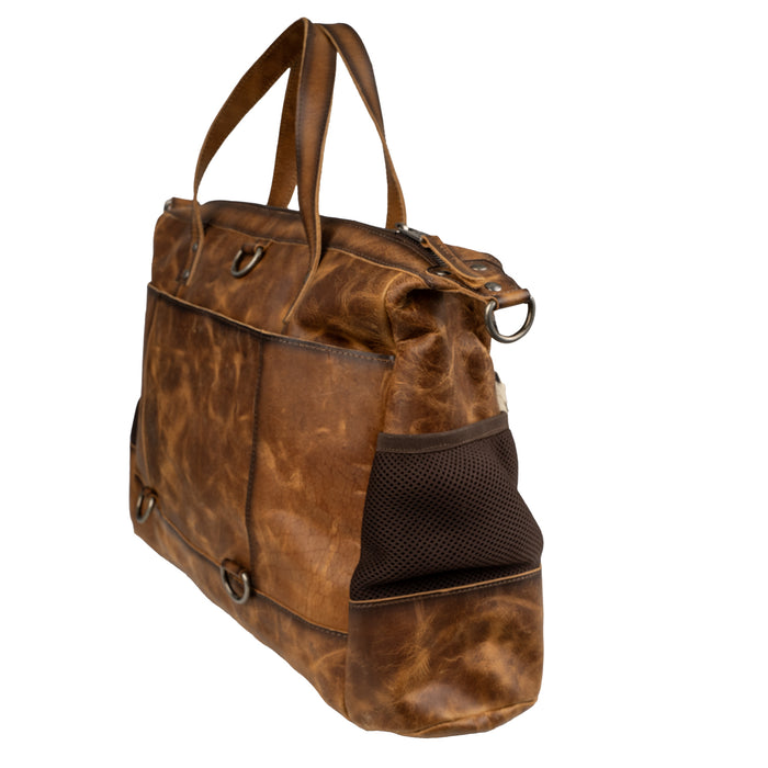 STS Ranchwear Womens Vaquero Amelia Multi Bag Cowhide/Tan Leather Tote Bag