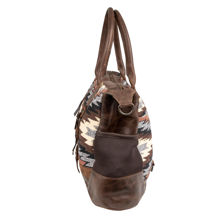 STS Ranchwear Womens Guadalupe Serape Amelia Multi-Color Leather Tote Bag