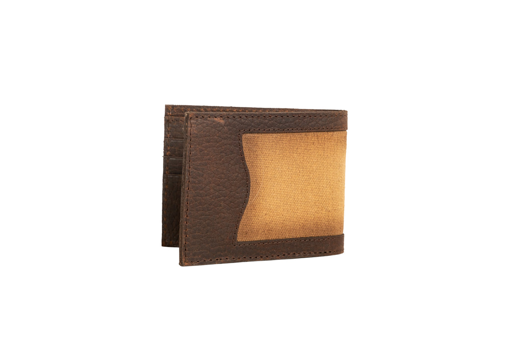 STS Ranchwear Mens Buffalo Creek Bifold Tan/Chestnut Leather Bifold Wallet