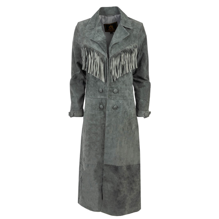 STS Ranchwear Womens Vivie Fog Suede Leather Jacket