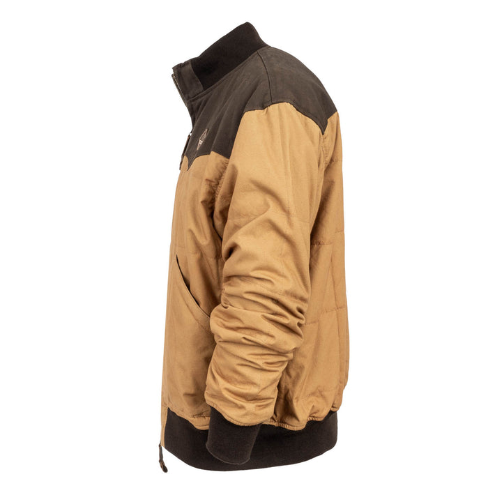 STS Ranchwear Mens Gus Caramel/Chocolate 100% Cotton Canvas Jacket