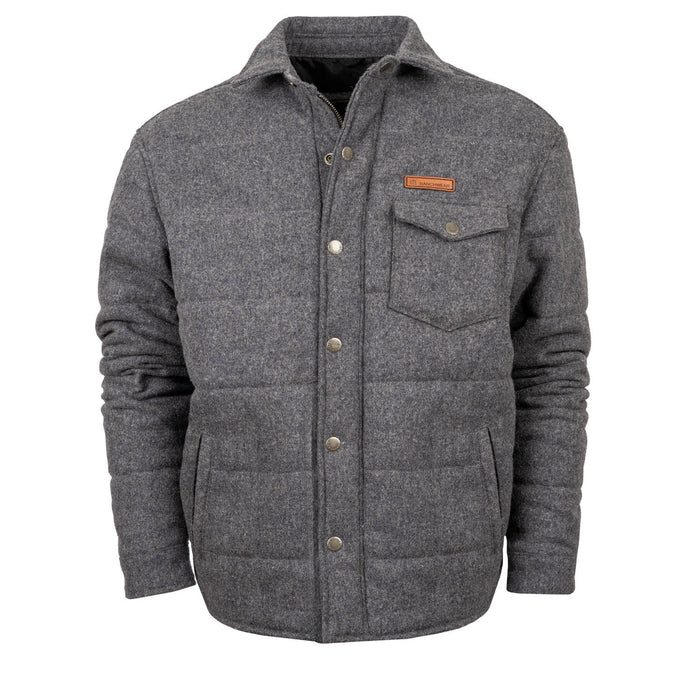 STS Ranchwear Mens Patron Gray 100% Wool Wool Jacket