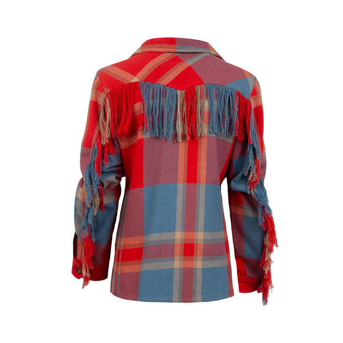 STS Ranchwear Womens Jessie Plaid-Red/Blue/Yellow 100% Cotton Cotton Jacket