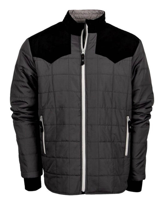 STS Ranchwear Mens Rawling Gray 100% Polyester Softshell Jacket