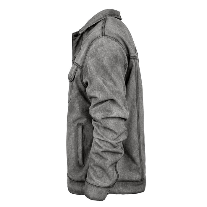 STS Ranchwear Mens Brumby Enzyme Gray 100% Polyester Softshell Jacket