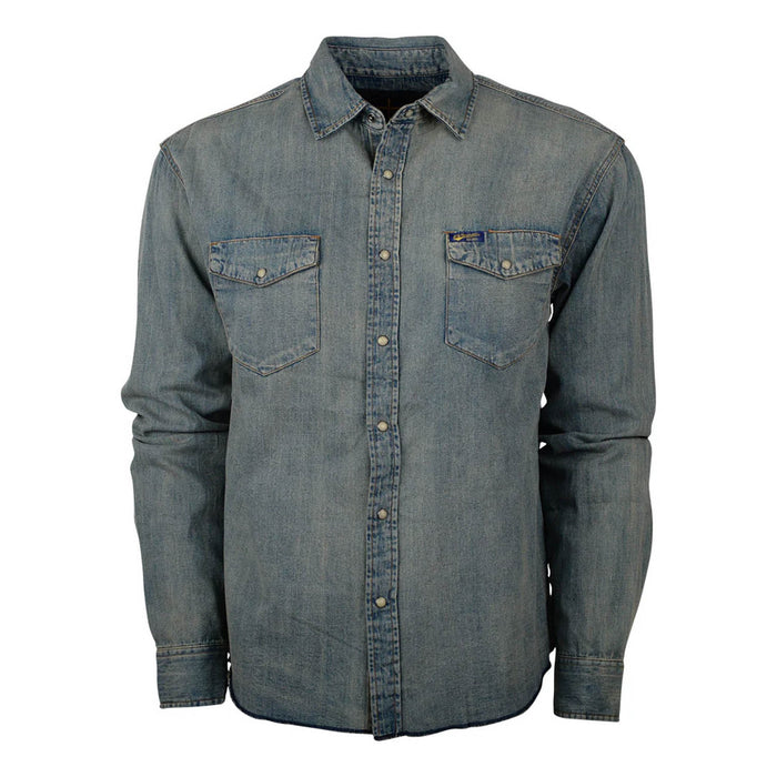 STS Ranchwear Youth Boys Will T Denim 100% Cotton L/S Shirt