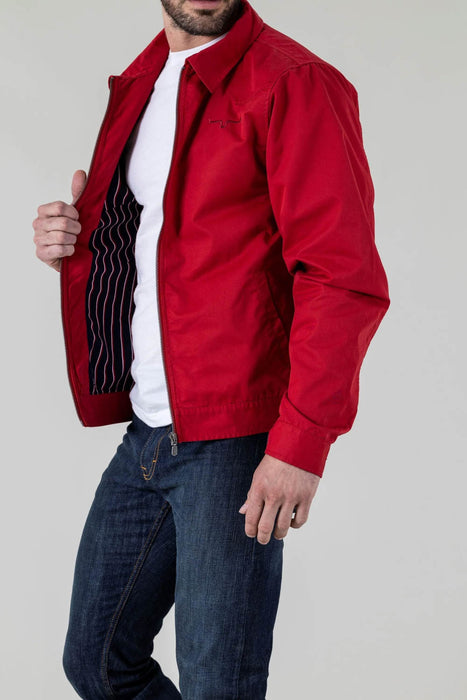 Kimes Ranch Mens Stark Service Dark Red Cotton Blend Cotton Jacket