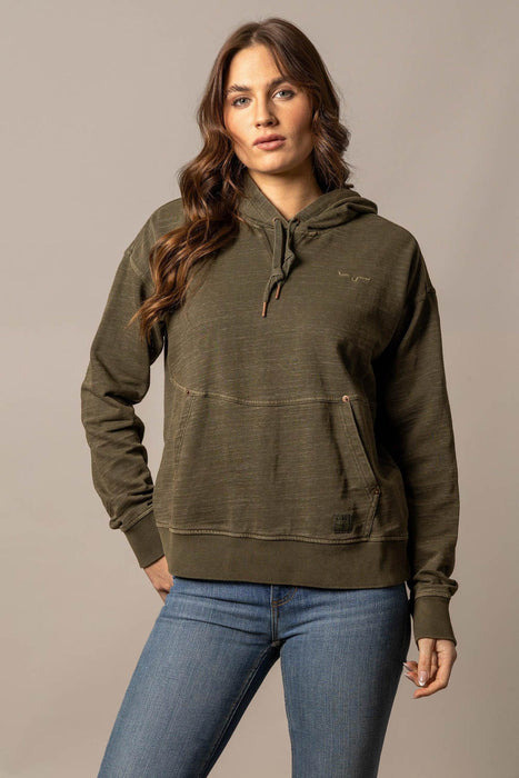 Kimes Ranch Womens Tess Western Pine Cotton Blend Hoodie