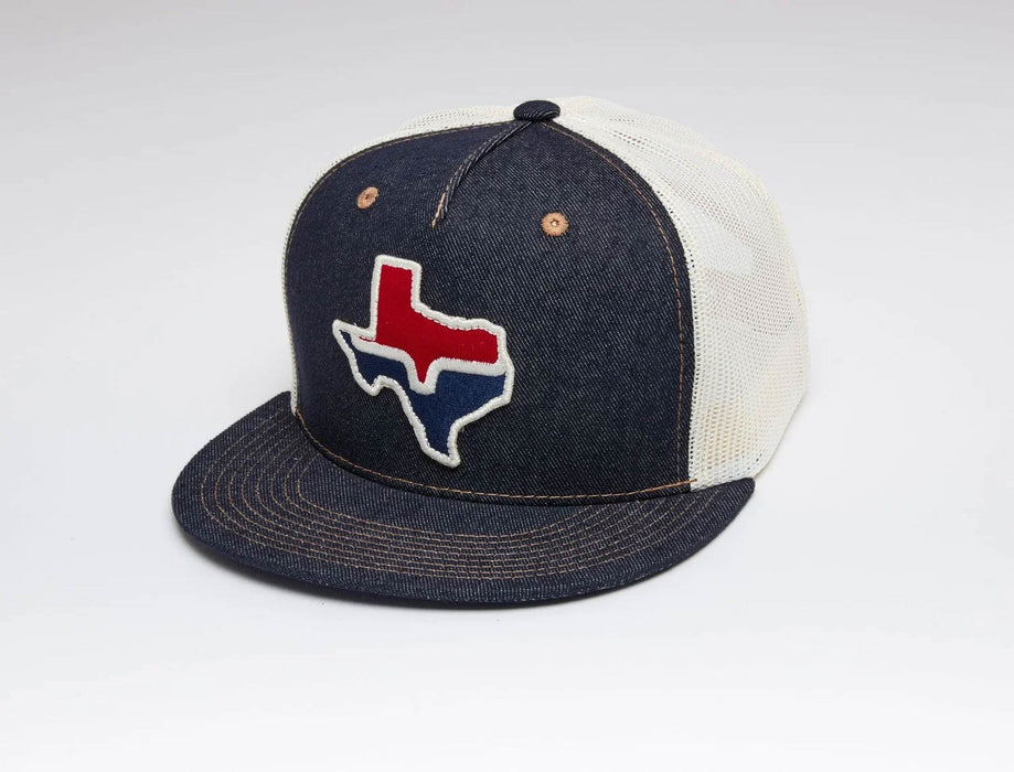 Kimes Ranch Unisex Texas Denim Cotton Twill Trucker Cap