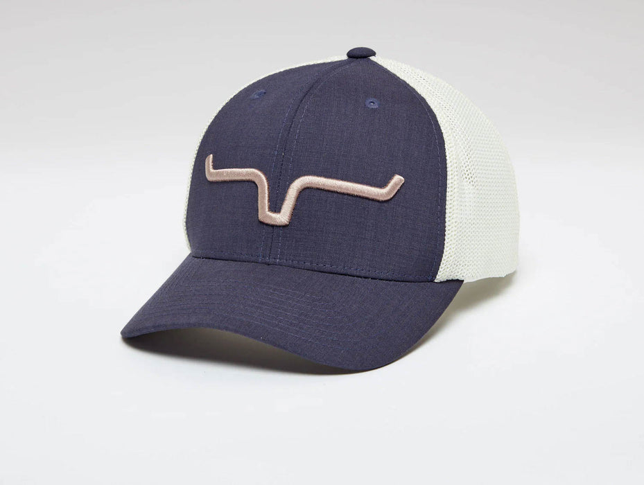 Kimes Ranch Unisex Upgrade Weekly 110 Navy Bamboo/Poly Baseball Cap Hat