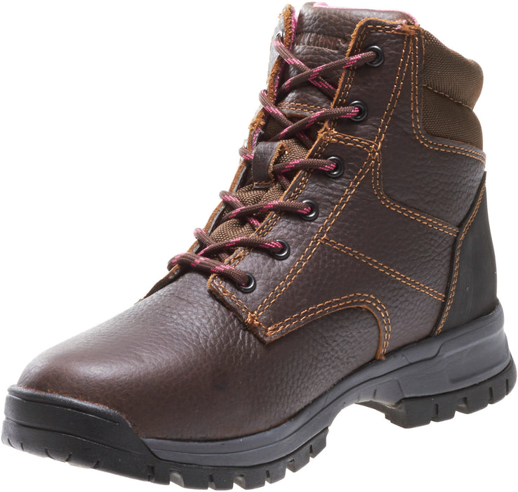 Wolverine Womens Brown Leather Piper WP CT EH Work Boots