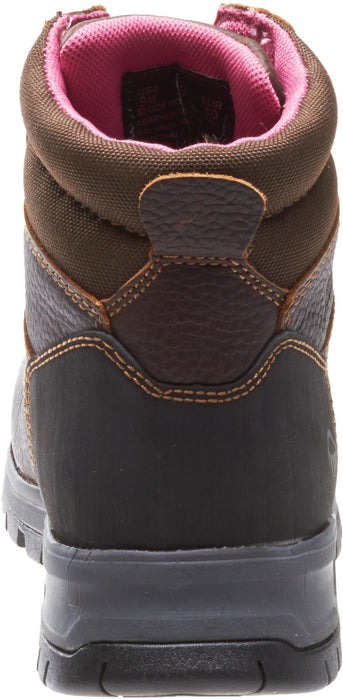Wolverine Womens Brown Leather Piper WP CT EH Work Boots