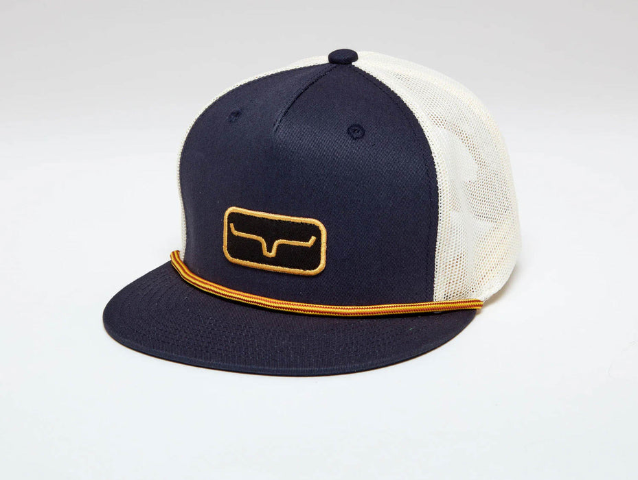 Kimes Ranch Unisex Workhard Navy Cotton Twill Trucker Cap