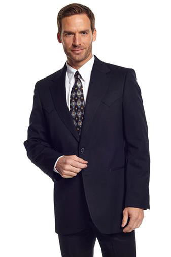 Cripple Creek Mens Abilene Black Poly/Rayon Sport Coat