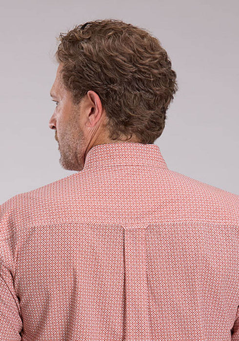 Roper Mens 2500 Saltillo Foulard Rust 100% Cotton 1 Pkt S/S Shirt
