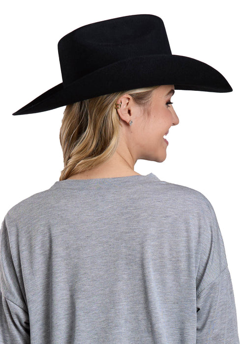 Roper Womens My Office Grey Poly/Rayon Sweatshirt