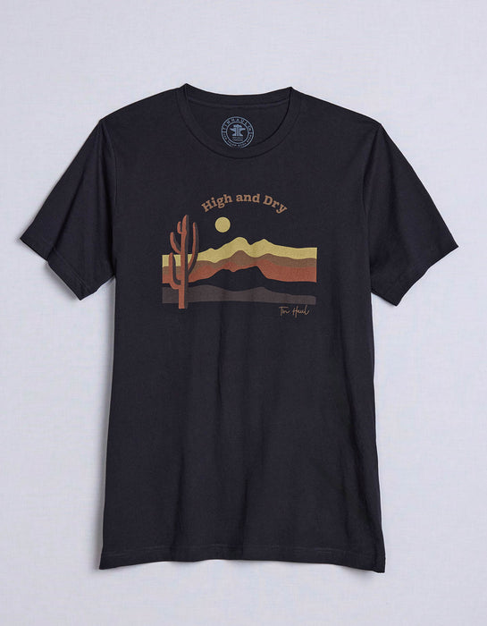 Tin Haul Unisex High And Dry Black 100% Cotton S/S T-Shirt