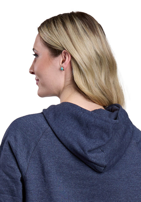 Tin Haul Womens Girl On A Horse Navy Cotton Blend Hoodie