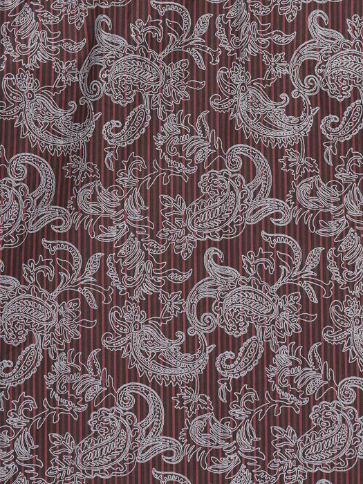 Ely and Walker Kids Boys Western Paisley Print Denim Blue 100% Cotton L/S Shirt