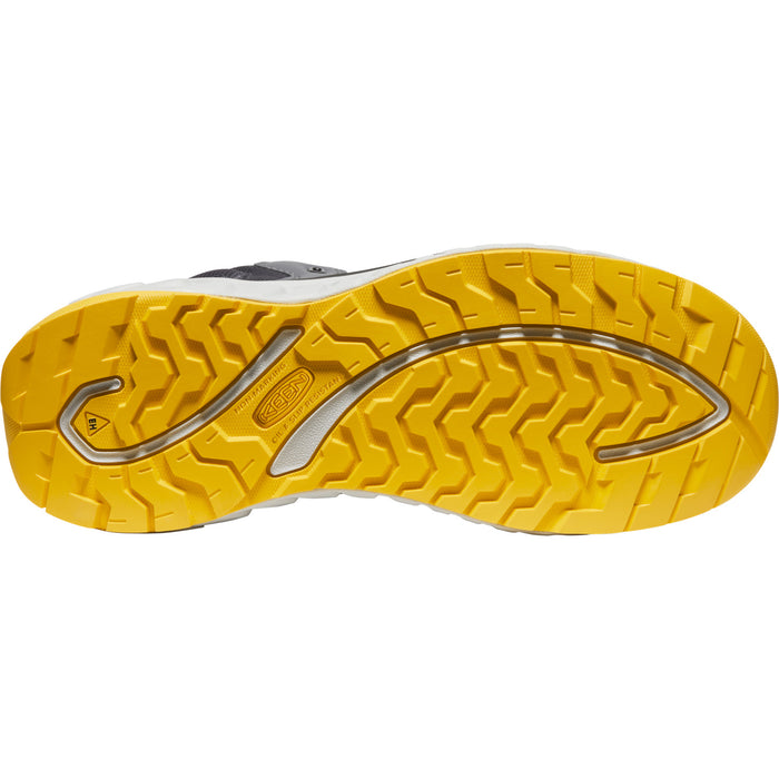 Keen Utility Mens Arvada Mid CT Steel Grey/Keen Yellow Synthetic Work Boots