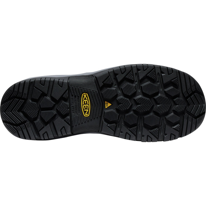 Keen Utility Mens Evanston 6in WP CT Bison/Black Leather Work Boots