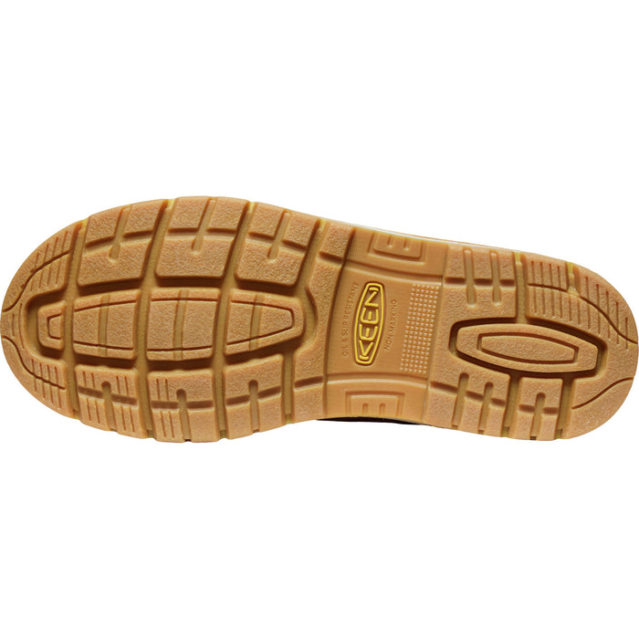 Keen Utility Mens San Jose 90 Degree 6in WP AT Bistre/Gum Leather Work Boots