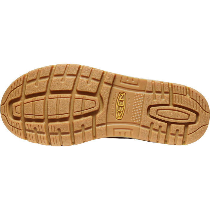 Keen Utility Mens San Jose 90 Degree 6in WP Bistre/Gum Leather Work Boots