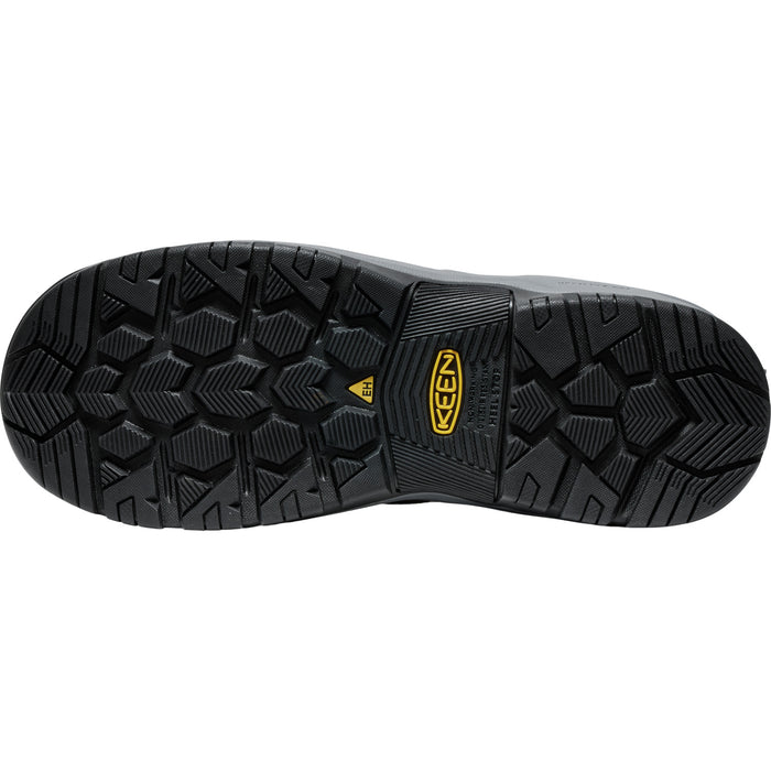 Keen Utility Mens Evanston 8in WP Soft Toe 600G Bison/Black Leather Work Boots