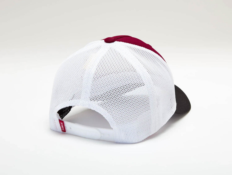 Kimes Ranch Unisex 110 Double Trac Dark Red Polyester Trucker Cap