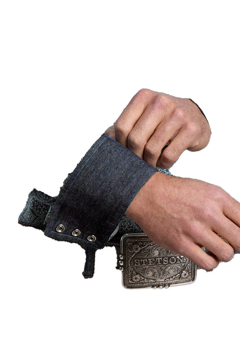 Stetson Mens 2573 Tile Medallion Teal 100% Cotton L/S Shirt