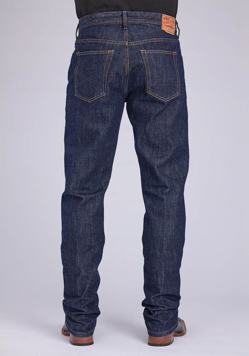 Stetson Mens 1210 Straight Fit X Blue 100% Cotton Jeans