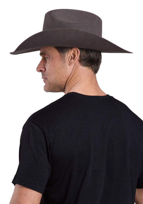 Stetson Unisex Heritage Bronc Rider Black 100% Cotton S/S T-Shirt