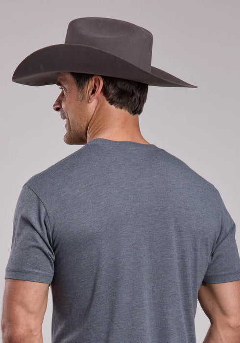 Stetson Unisex Stetson Since 1865 Vintage Grey Poly/Cotton S/S T-Shirt