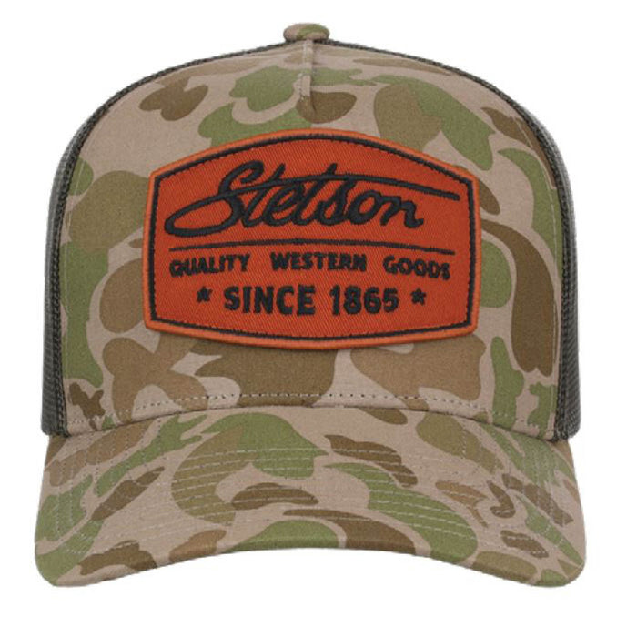 Stetson Unisex Quality Western Goods Camo Cotton Blend Baseball Cap Hat