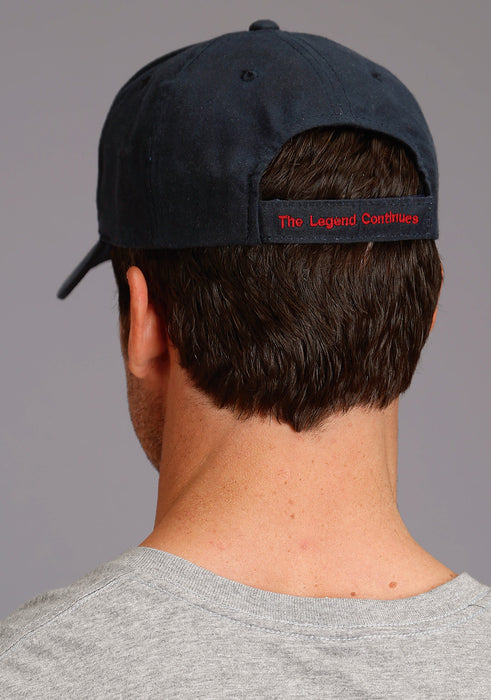 Stetson Unisex The Legend Continues Navy 100% Cotton Baseball Cap Hat