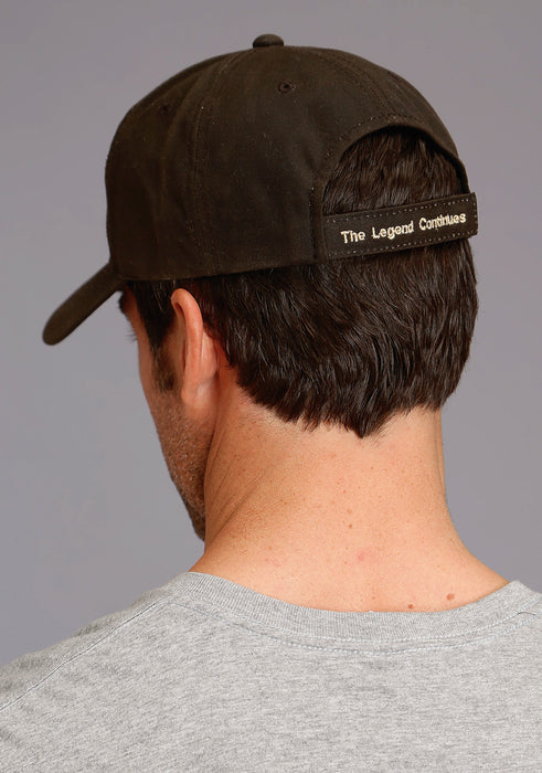 Stetson Unisex The Legend Continues Dark Brown 100% Cotton Baseball Cap Hat