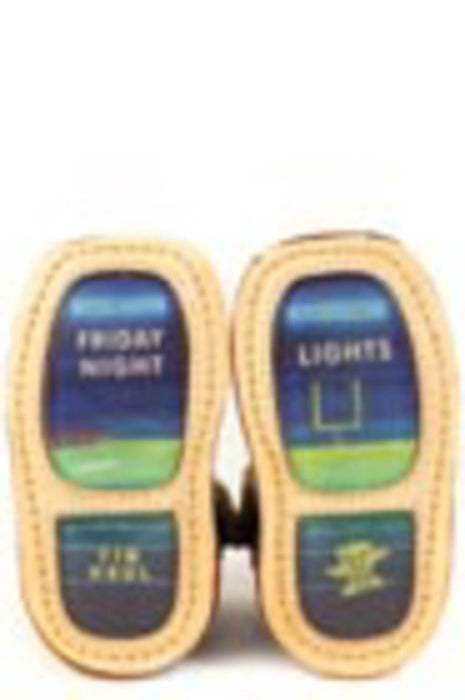 Tin Haul Infant Unisex Night Droolers Blue/Brown Leather Cowboy Boots