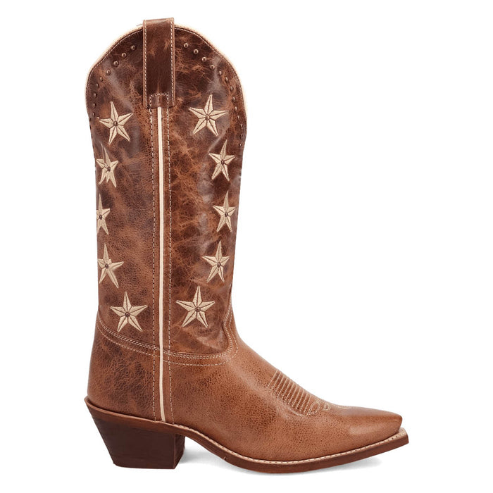 Laredo Womens Serenade Brown Leather Cowboy Boots
