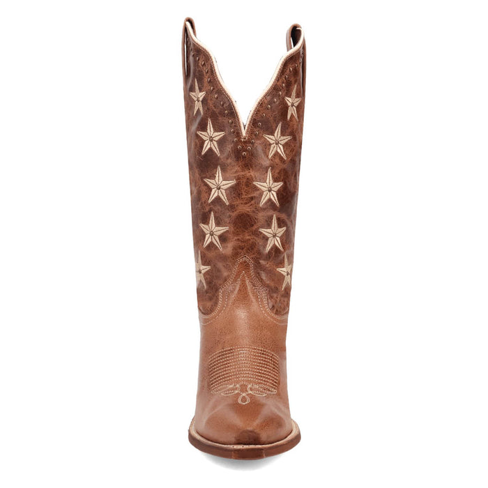 Laredo Womens Serenade Brown Leather Cowboy Boots