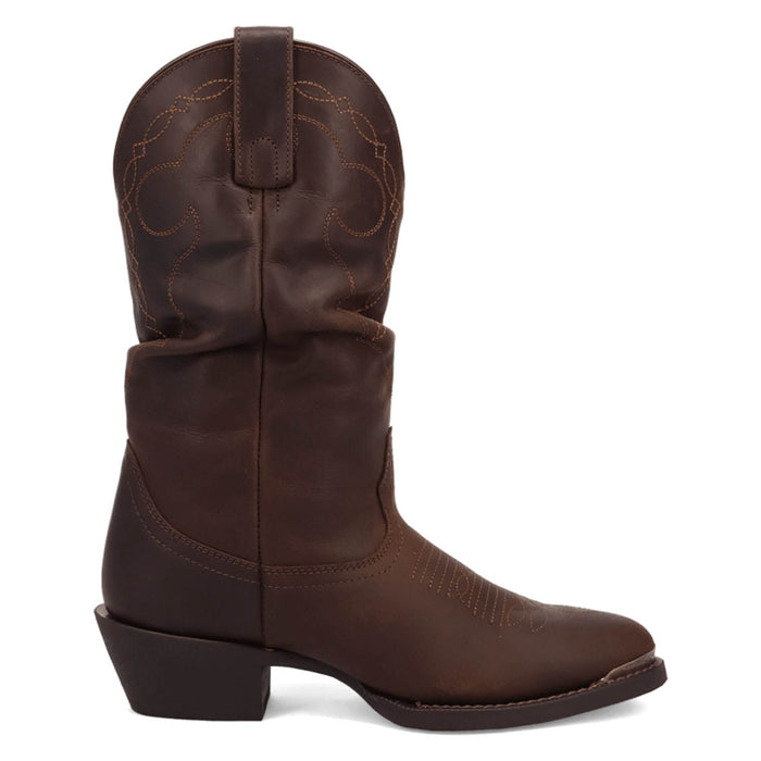 Laredo Womens Lazy River Brown Leather Cowboy Boots
