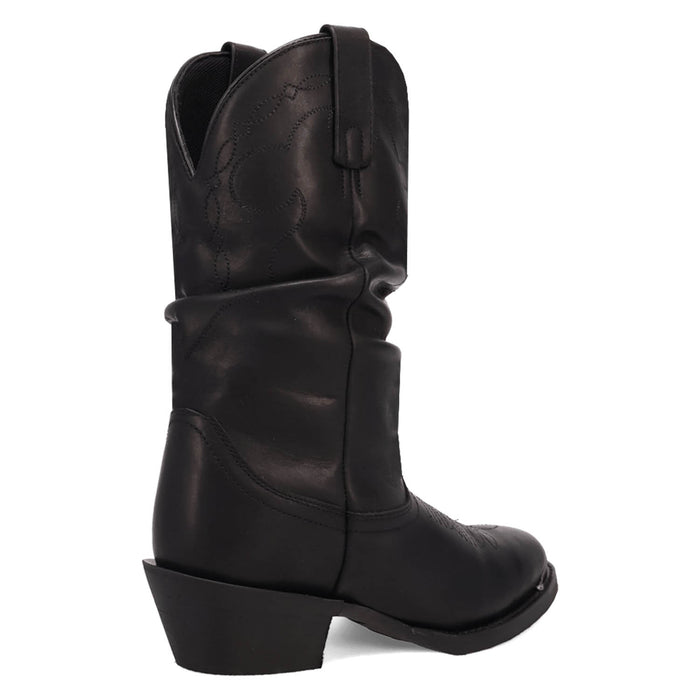 Laredo Womens Lazy River Black Leather Cowboy Boots