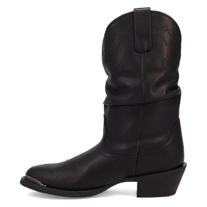 Laredo Womens Lazy River Black Leather Cowboy Boots