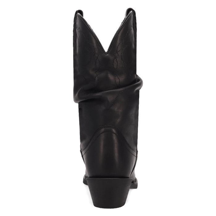 Laredo Womens Lazy River Black Leather Cowboy Boots