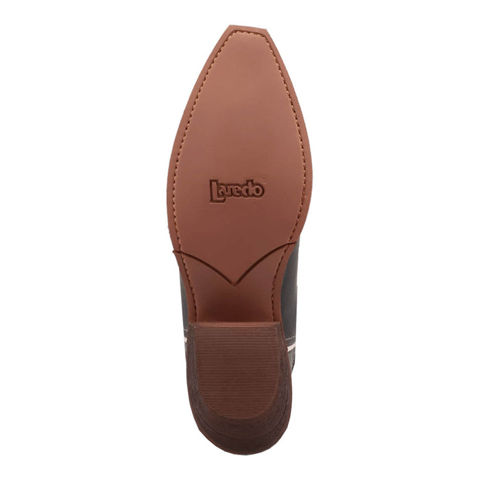 Laredo Womens Carly Navy Leather Cowboy Boots