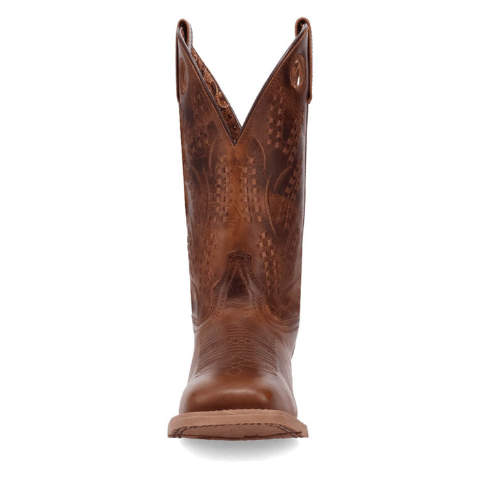 Laredo Womens Dream Weaver Brown Leather 11in Cowboy Boots