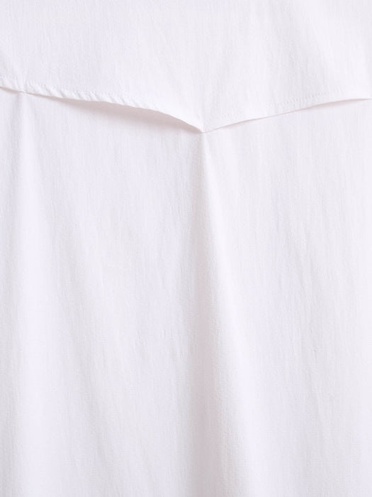 Ely and Walker Mens Pro Western Vented White Poly/Nylon S/S Shirt