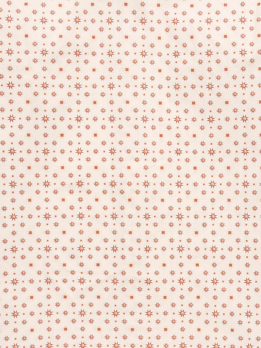 Ely and Walker Mens Western Retro Star Ecru 100% Cotton L/S Shirt