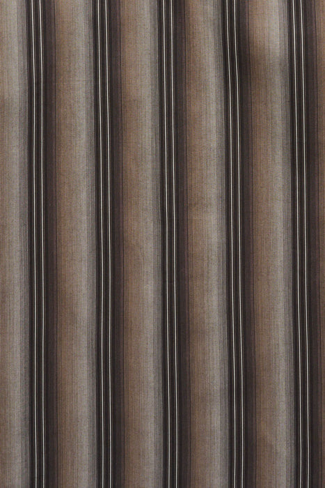 Ely and Walker Mens Western Textured Stripe Brown Poly/Cotton L/S Shirt