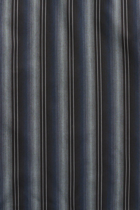 Ely and Walker Mens Western Textured Stripe Brown Poly/Cotton L/S Shirt