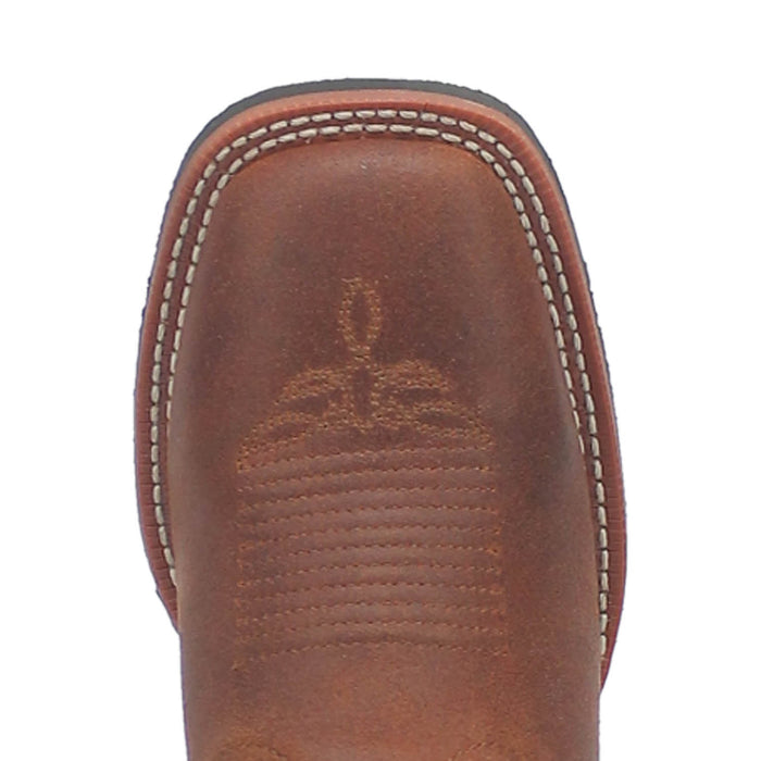 Dan Post Womens Faye Rust/Turquoise Leather Cowboy Boots
